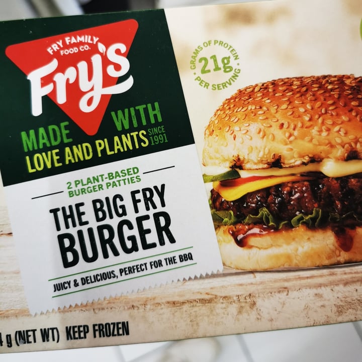 photo of Fry's Family Food The Big Fry Burger shared by @laurenkhill on  15 Jun 2021 - review