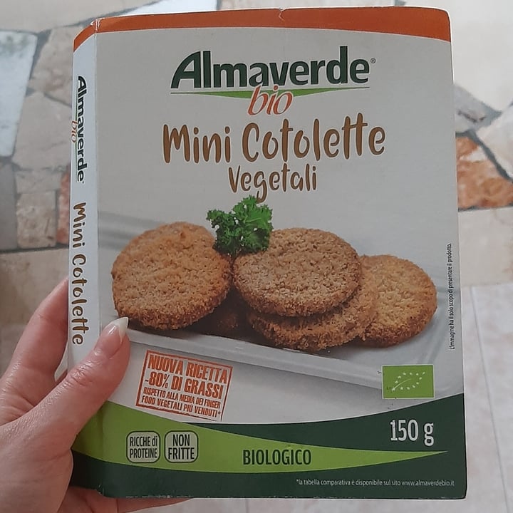 photo of Almaverdebio Mini cotolette vegetali shared by @cillafiore on  17 Dec 2022 - review