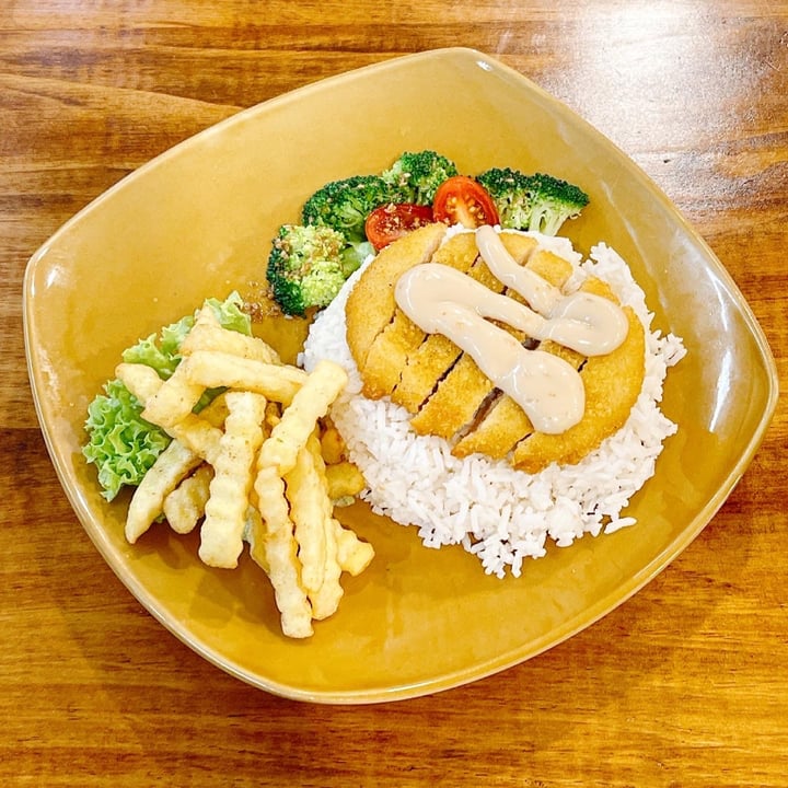 photo of SoFood chicken cutlet rice shared by @veggiexplorer on  13 Mar 2021 - review