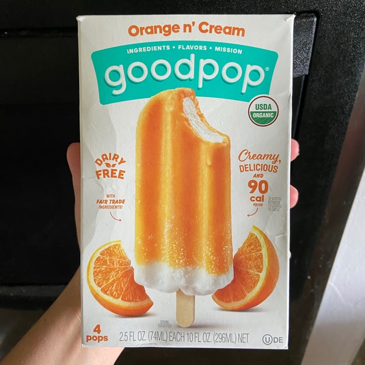 photo of Goodpop Orange N' Cream shared by @hippieearthchick on  27 Jun 2021 - review