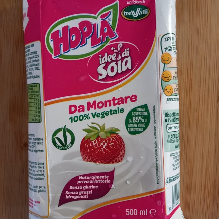 photo of Hoplà Idee di soia da montare 100% vegetale shared by @ollivia on  07 Jul 2022 - review