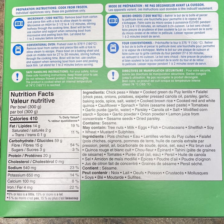 review photo of Great Value Falafel Nutri-bowl shared by @xoxocicixoxo on 22 Nov 2021 - review