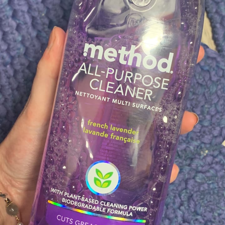 photo of method All Purpose Natural Surface Cleaner - French Lavender shared by @tschouten on  09 Apr 2022 - review