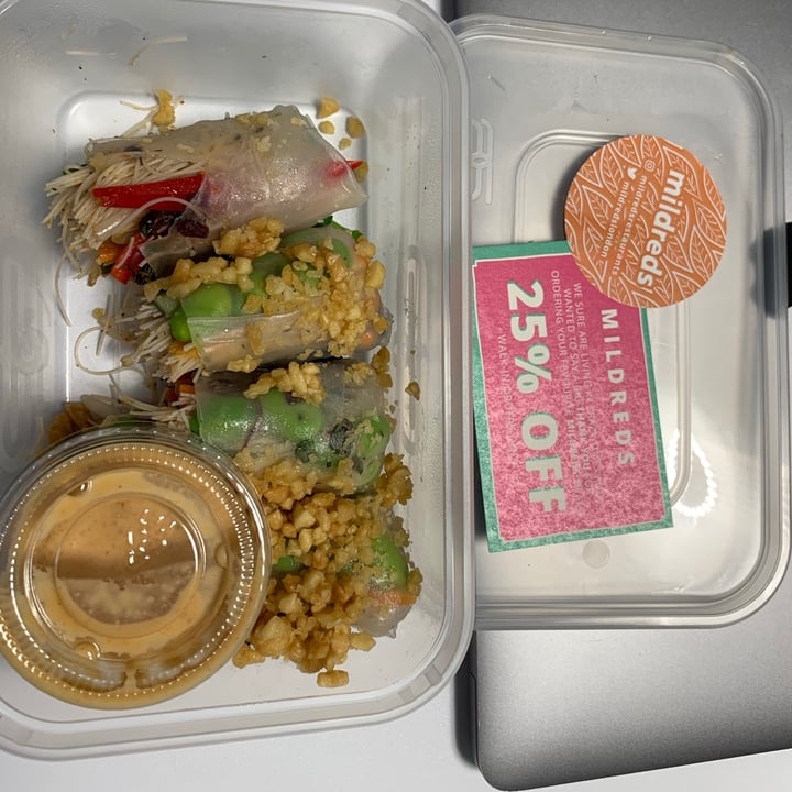 review photo of Mildreds Restaurant Summer Rolls shared by @dbuvana on 05 Jul 2020 - review