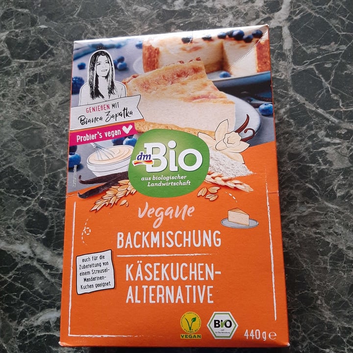 photo of dmBio Vegane Backmischung Käsekuchen-Alternative shared by @alice0 on  09 May 2022 - review