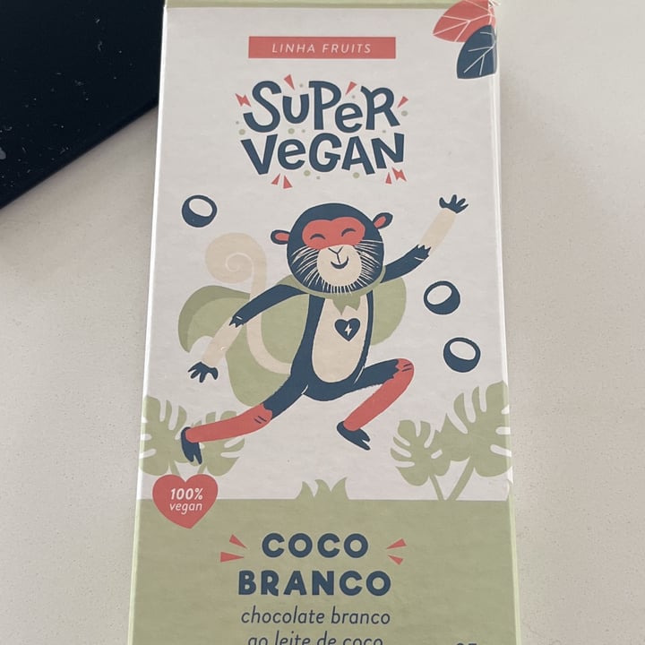 photo of Super Vegan Chocolate branco ao leite de coco shared by @brigidaalves on  19 Jun 2022 - review
