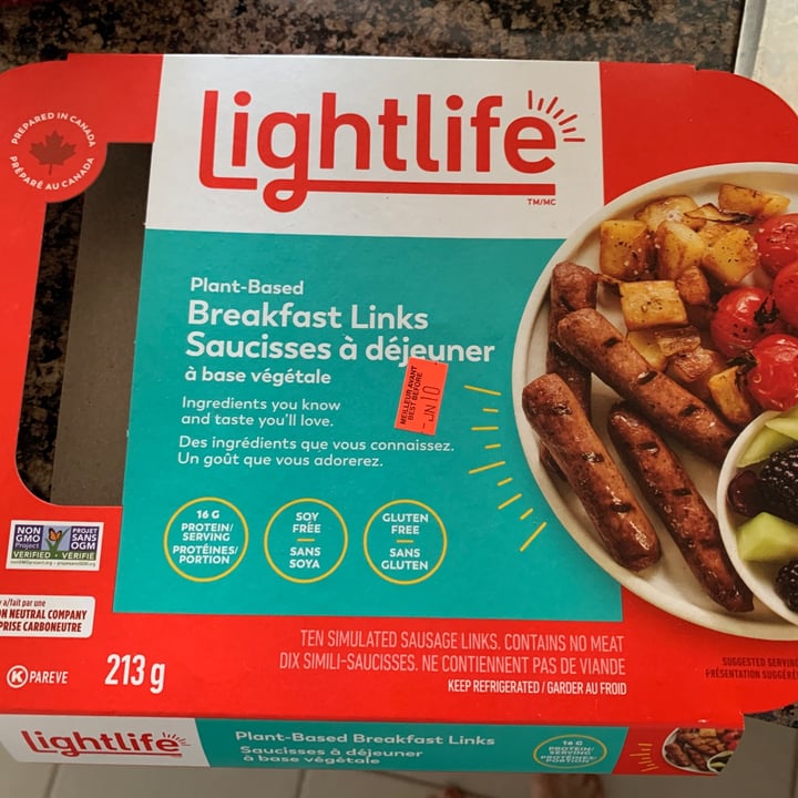 photo of Lightlife Plant Based Breakfast Links Sausage shared by @kajun23 on  06 Jul 2021 - review