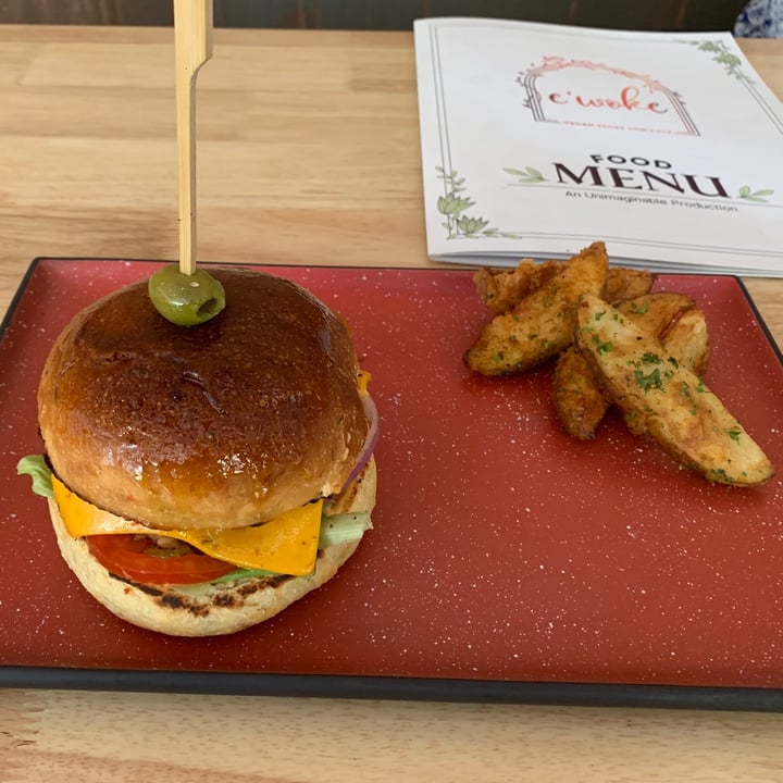 e'woke Sainikpuri, Hyderabad, India Black Bean Burger Review abillion