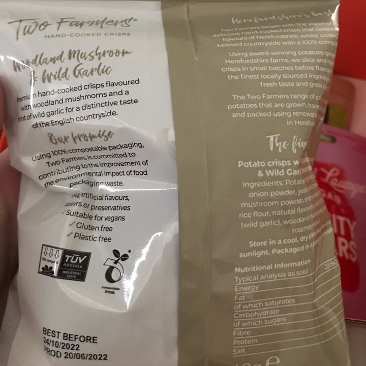 review photo of Two farmers Woodland Mushroom And Wild Garlic Crisps shared by @jenny2021 on 21 Jul 2022 - review