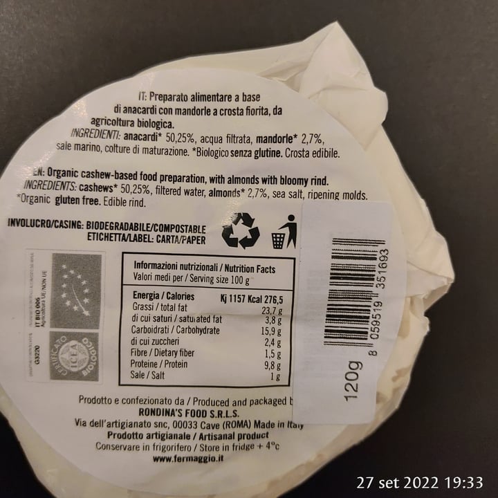 review photo of Fermaggio Pri shared by @eriros72 on 28 Sep 2022 - review