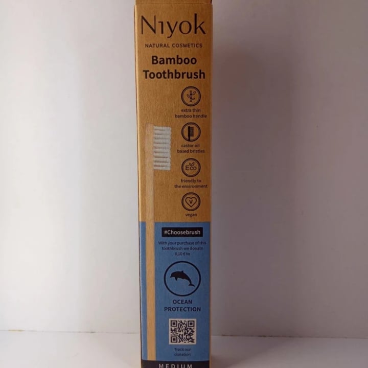 photo of Niyok Natural Cosmetics Bamboo Toothbrush shared by @ariannamori91 on  15 Oct 2022 - review