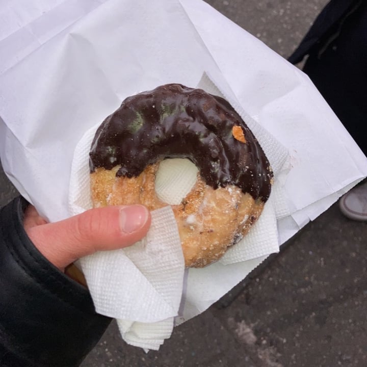 photo of The Donut Pub Chocolate-Blueberry Donut shared by @ankii on  27 Mar 2022 - review
