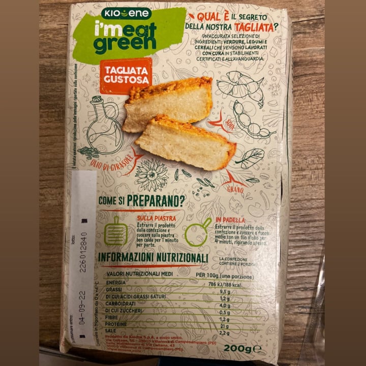 photo of Kioene tagliata gustosa shared by @fraancy on  15 Sep 2022 - review