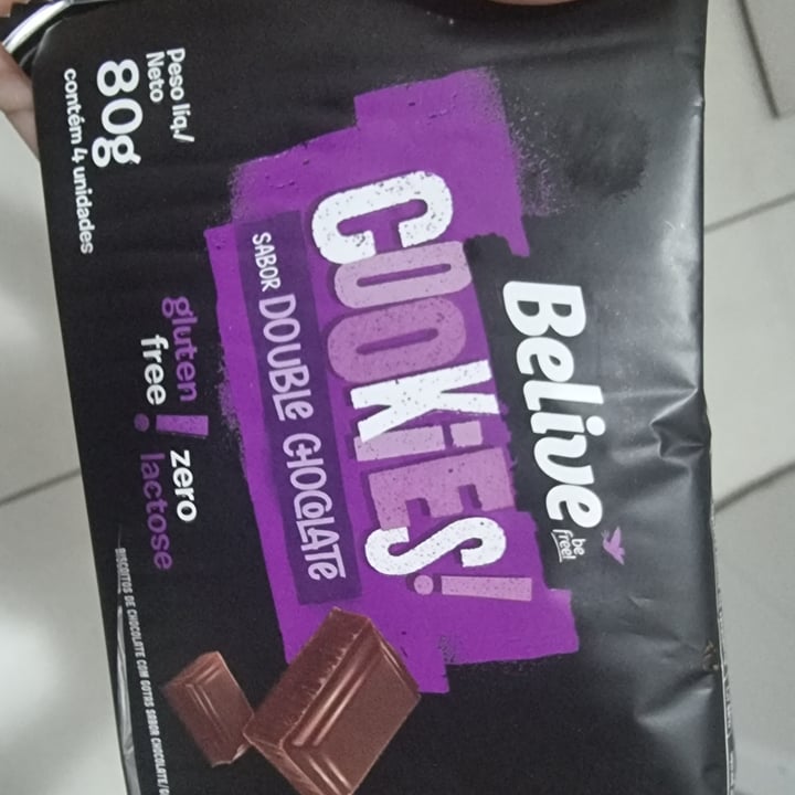 review photo of Belive be free Cookies Sabor Double Chocolate shared by @leticiamr74 on 08 May 2022 - review