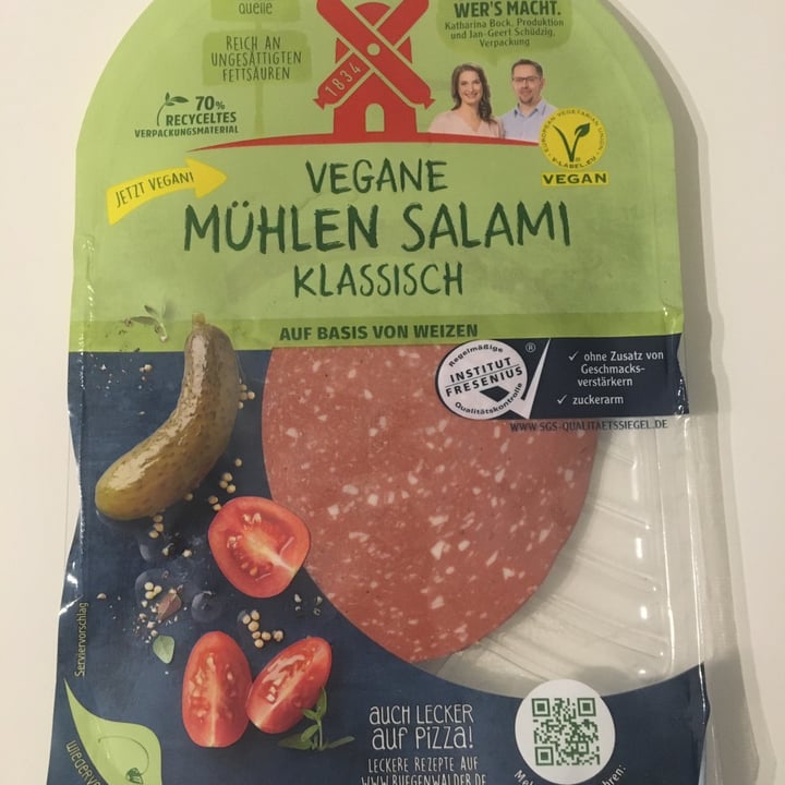 review photo of Rügenwalder Mühle Vegane Mühlen Salami shared by @flexetarier on 18 Aug 2021 - review