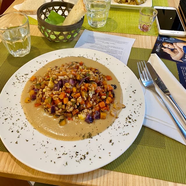Photo of the dish “Orzo Saltato Con Verdure”