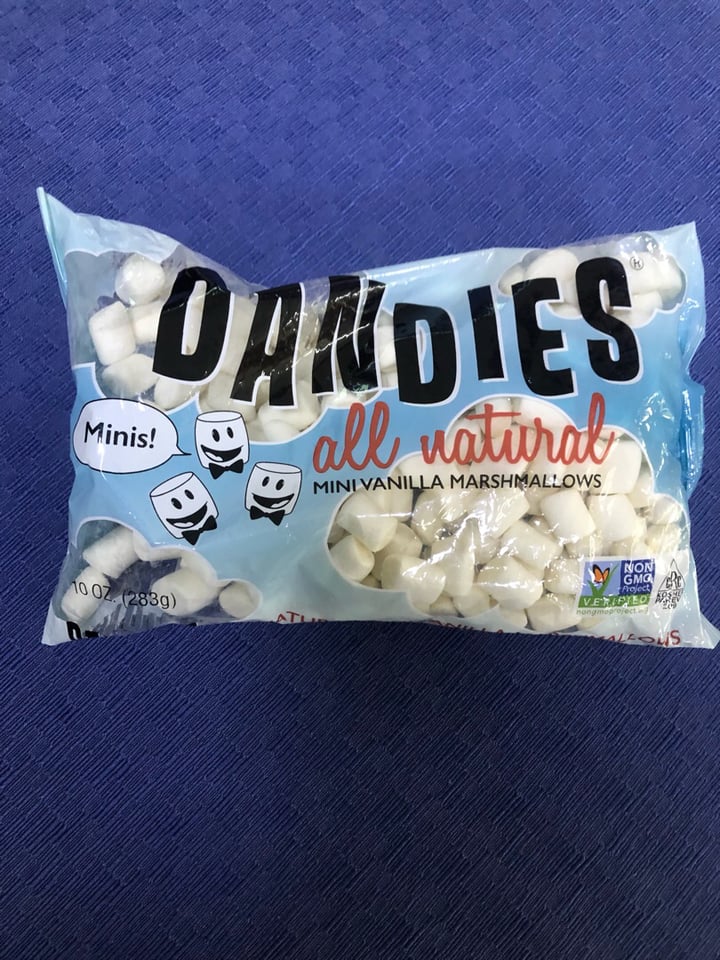 photo of Dandies Dandies All Natural Mini Vanilla Marshmallows shared by @instintovegano on  11 Jun 2019 - review