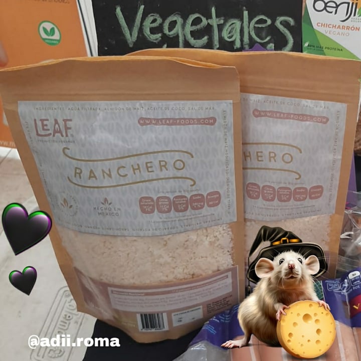 review photo of Leaf Queso ranchero shared by @adiirobles on 28 Oct 2020 - review
