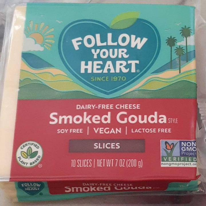 photo of Follow your Heart Smoked Gouda Cheese Slices shared by @heartartichokehearts on  30 Jun 2022 - review