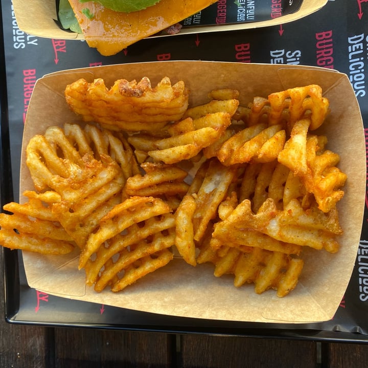 photo of Burgertory (Black Rock) Waffle Fries shared by @bridgetlily on  17 Feb 2022 - review