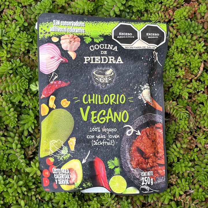 photo of Cocina de piedra Chilorio vegano shared by @reginaguill on  29 Jun 2022 - review
