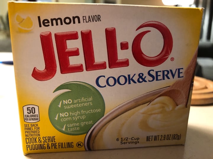 review photo of JELL-O Lemon Cook and Serve Pudding shared by @shellkb1919 on 31 Dec 2019 - review