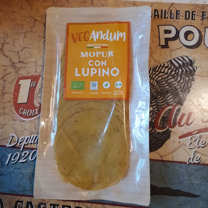 review photo of VEGAndum Mopur con lupino shared by @pettirhoeu on 29 Apr 2021 - review