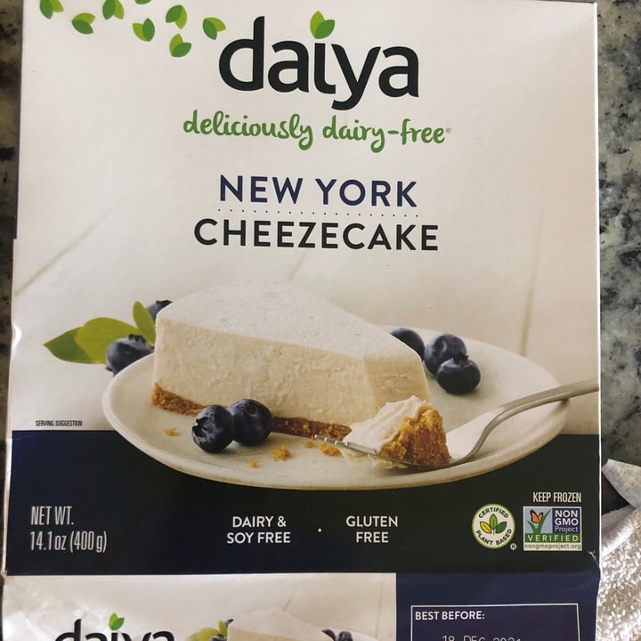 photo of Daiya Cheese cake shared by @friendgirl on  18 Apr 2021 - review
