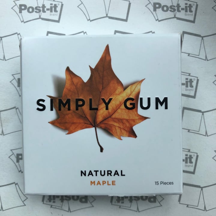 photo of Simply Gum Simply Gum - Maple shared by @leisa on  03 Jun 2020 - review