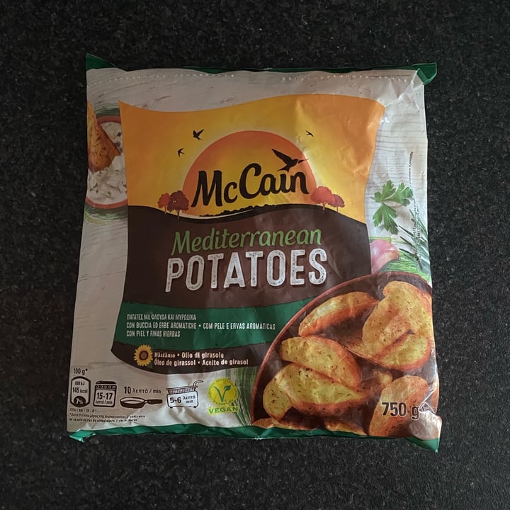 photo of McCain Mediterranean Potatoes shared by @veganagram on  23 Jun 2022 - review