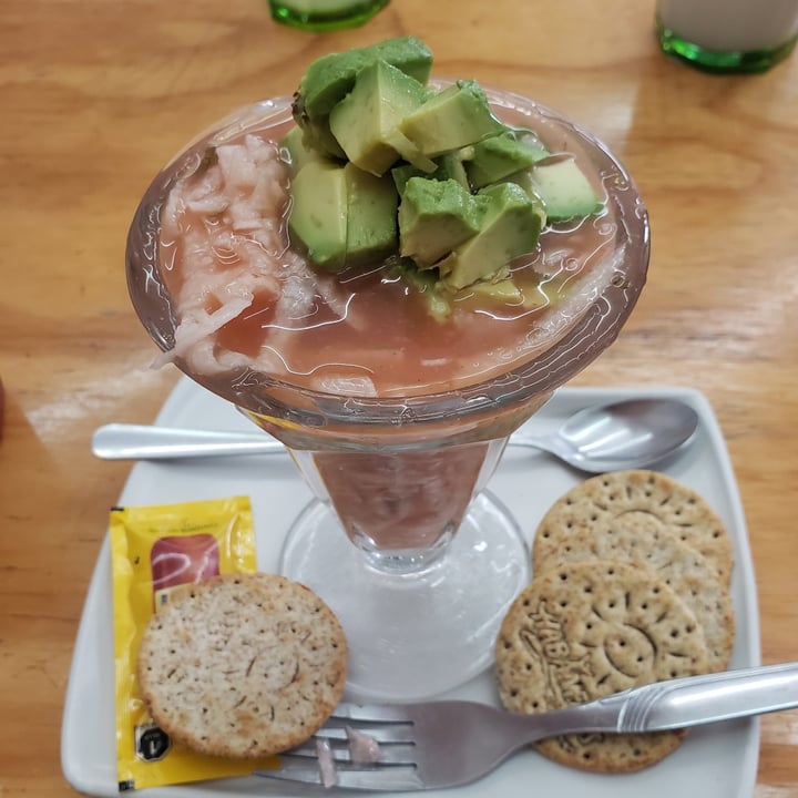 review photo of VegeTaco Cóctel de 'camarones' de jicama shared by @crimsonbeat on 13 Jun 2021 - review