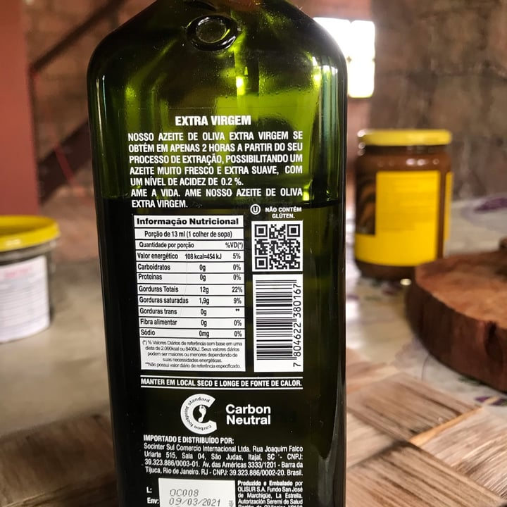 review photo of O-L!ve azeite de oliva extravirgem edição limitada shared by @grubel on 14 May 2022 - review