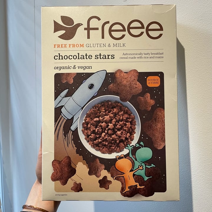 photo of Freee Chocolate Stars Cereal shared by @appleappleamanda on  24 Apr 2022 - review