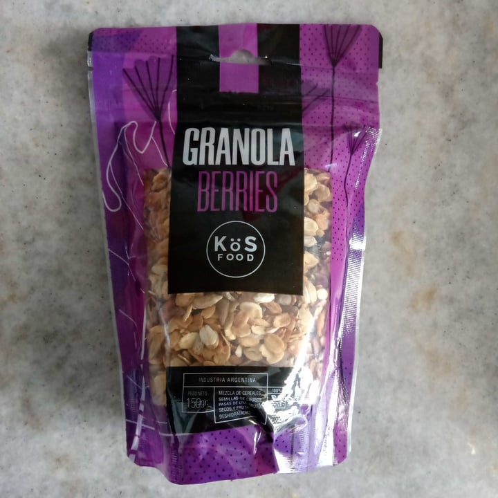 photo of Kös Granola Berries shared by @anavegar on  15 Feb 2021 - review