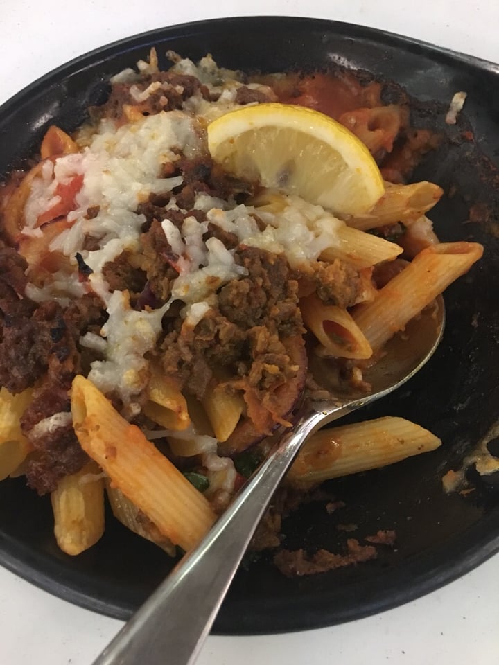 photo of PizzaExpress Curried Beyond™ Beef Penne Al Forno shared by @veryveggies on  04 Apr 2019 - review