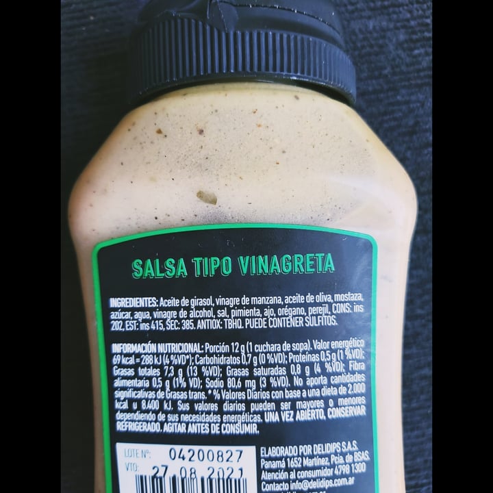 review photo of Kansas Vinaigrette dressing (vinagreta) shared by @andrealuft on 08 Jan 2021 - review