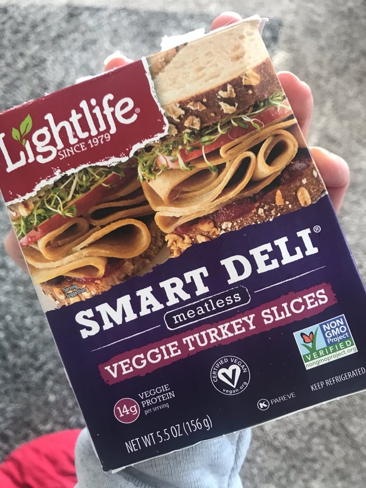 photo of Lightlife Smart Deli Turkey Slices shared by @taylortots on  01 Apr 2019 - review