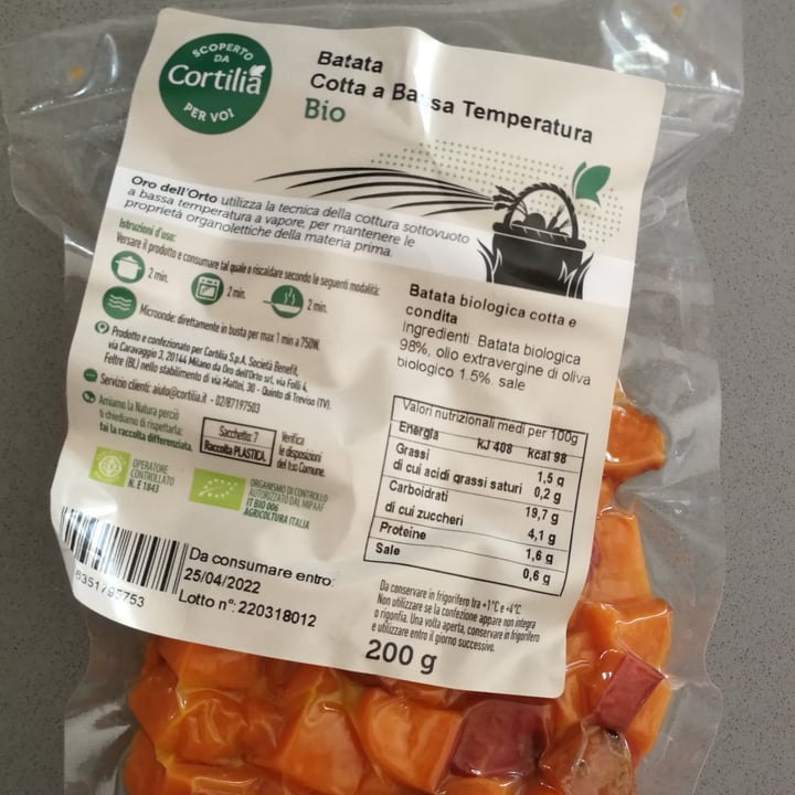 review photo of Oro dell’orto Batata shared by @tila on 09 Apr 2022 - review