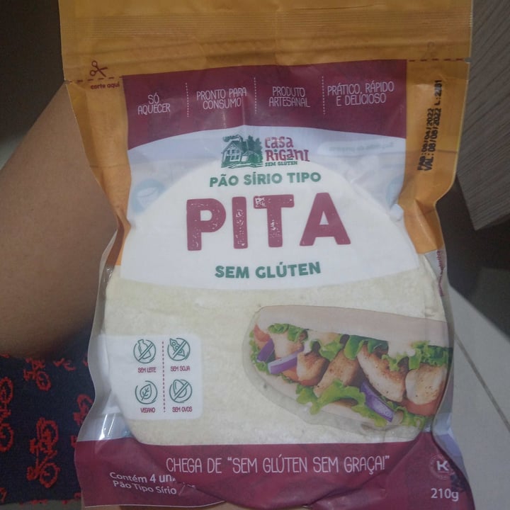 photo of Casa Rigani Sem Glúten Pão Pita shared by @jersyjehh on  11 Jun 2022 - review