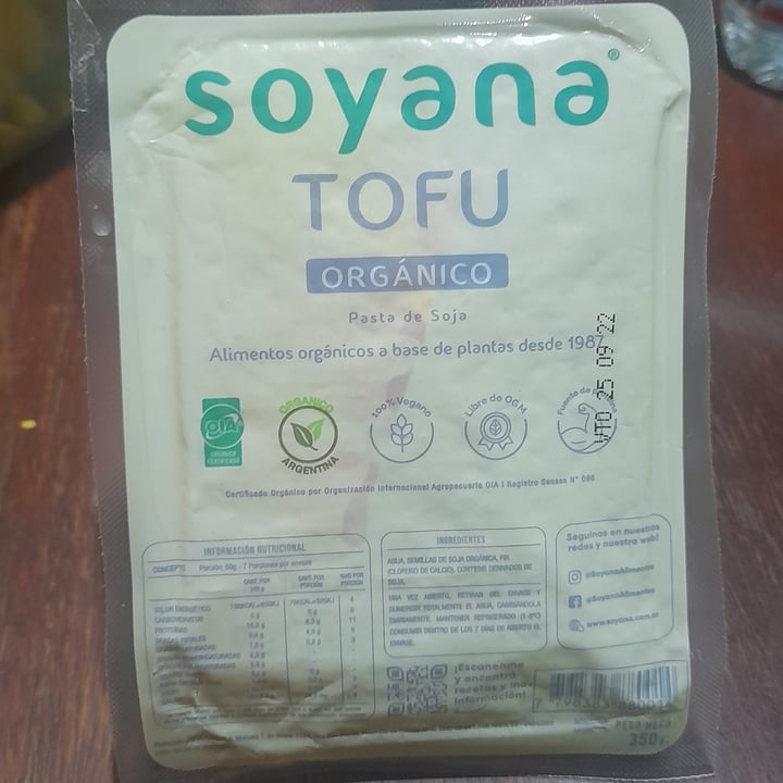 photo of Soyana Tofu Organico shared by @nicolita on  23 Sep 2022 - review
