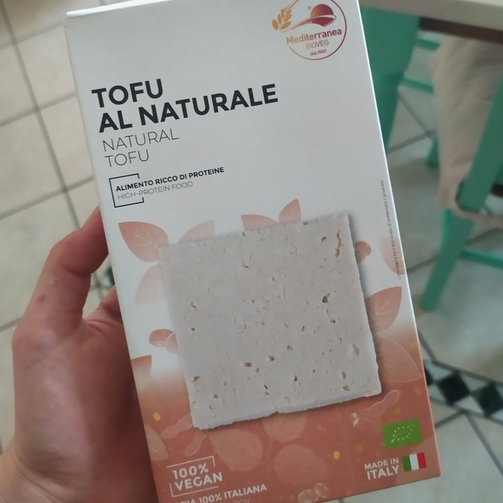 photo of Mediterranea BioVeg Tofu al naturale shared by @fraveganita on  28 Mar 2022 - review