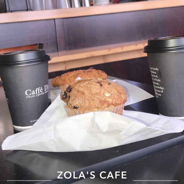 photo of Zola's Cafe Vegan Muffin shared by @raeichai on  20 Nov 2020 - review