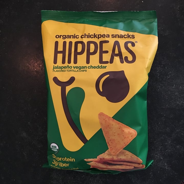 photo of Hippeas Hippeas jalapeño Vegan Cheddar Flavored Tortilla Chips shared by @plantgirl on  16 Sep 2020 - review