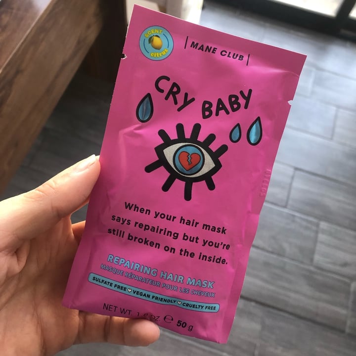 photo of Mane club cry baby repairing mask shared by @lunapimentel on  30 Nov 2021 - review