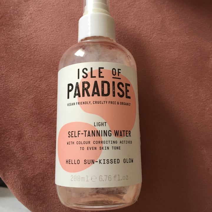 photo of Isle of Paradise Light self tanning water shared by @medi on  17 Oct 2020 - review