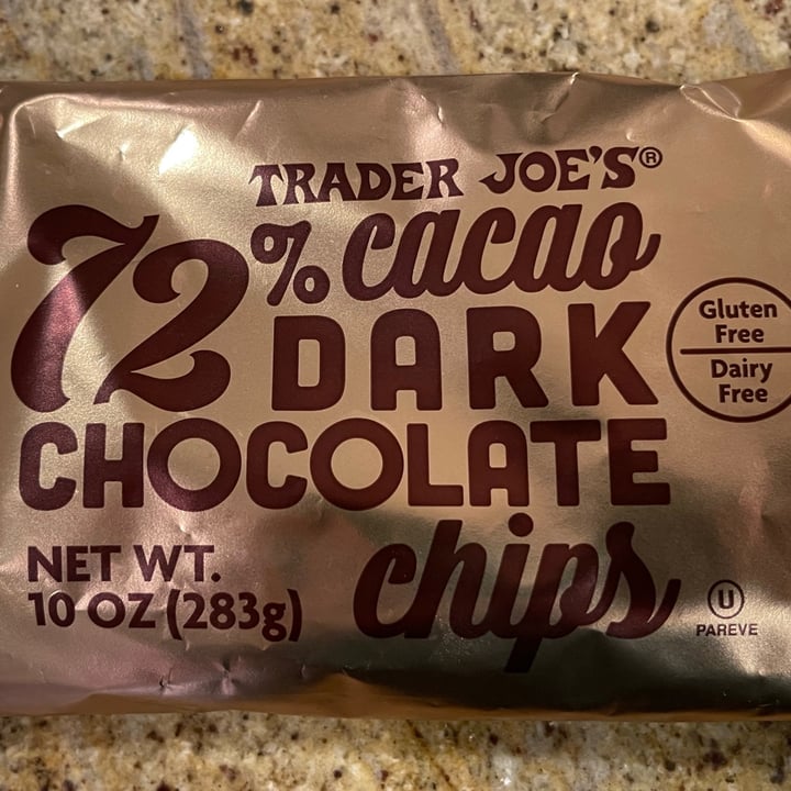 photo of Trader Joe's 72% Cacao Dark Chocolate Chips shared by @danitaboro on  04 Jun 2021 - review