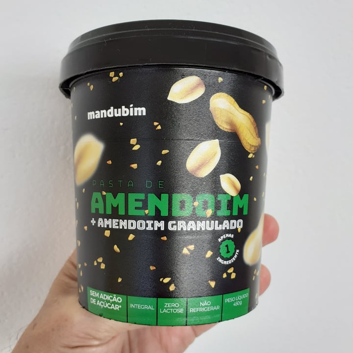 photo of Mandubim Pasta de amendoim com amendoim granulado shared by @heltonbf on  01 May 2022 - review