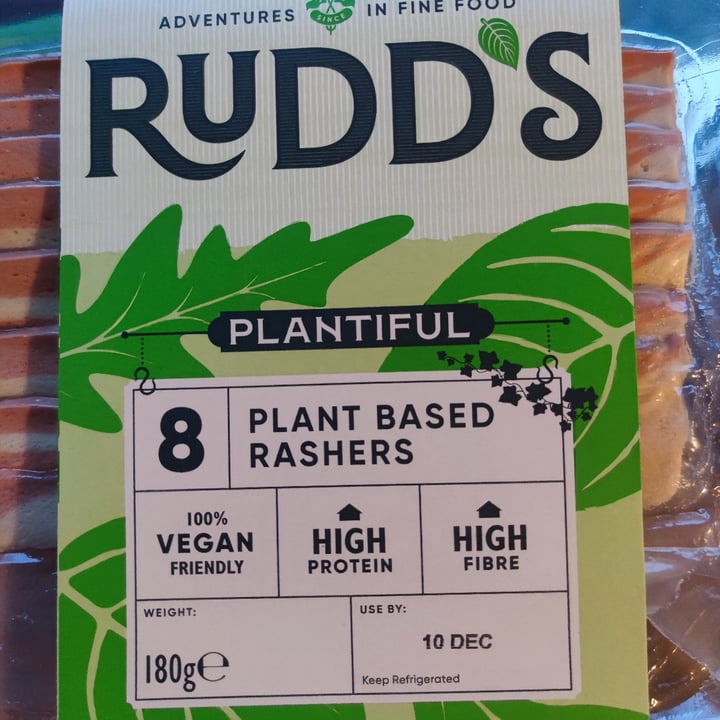 review photo of Rudd's plant based rashers shared by @arsone on 10 Nov 2022 - review