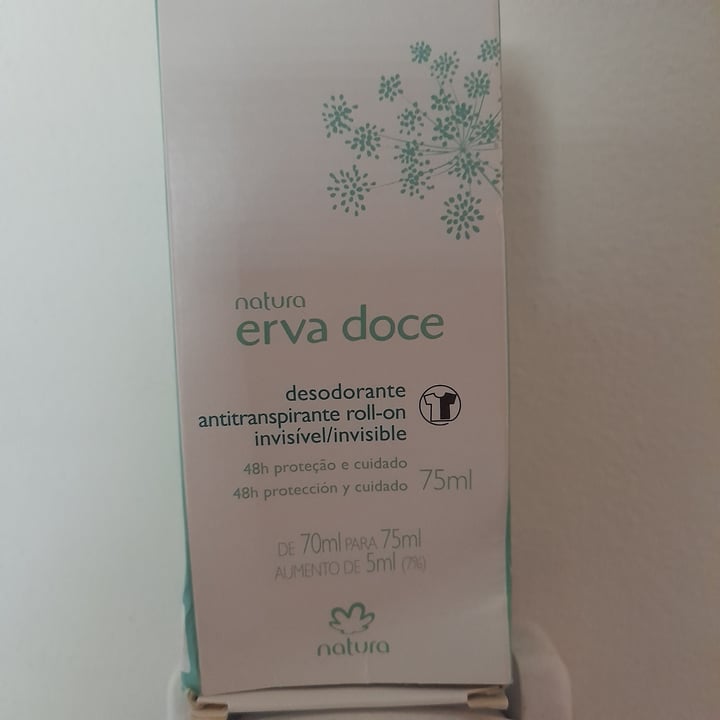 review photo of Natura Desodorante antitranspirante roll on invisible shared by @luaaabril8 on 21 Nov 2021 - review