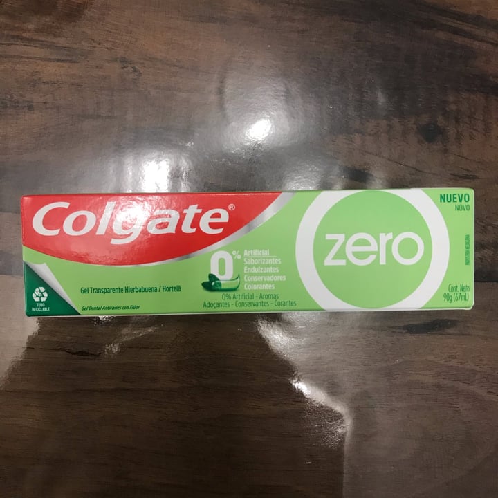 photo of Colgate Zero Gel Transparente Hierbabuena shared by @vitoriaj on  04 Jun 2022 - review